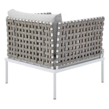 Harmony 3-Piece Sunbrella� Basket Weave Outdoor Patio Aluminum Seating Set