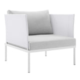 Harmony 3-Piece Sunbrella� Outdoor Patio Aluminum Seating Set