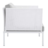 Harmony 3-Piece Sunbrella� Outdoor Patio Aluminum Seating Set