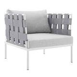 Harmony 3-Piece Sunbrella� Outdoor Patio Aluminum Seating Set