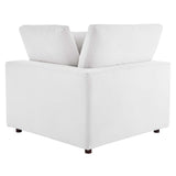 Commix Down Filled Overstuffed Performance Velvet 8-Piece Sectional Sofa