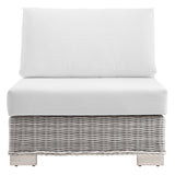 Conway Outdoor Patio Wicker Rattan Armless Chair