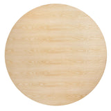 Lippa 60" Round Wood Grain Dining Table
