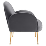 Transcend Performance Velvet Armchair