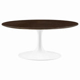 Lippa 36" Round Wood Grain Coffee Table