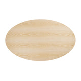 Lippa 60" Oval Natural Wood Grain Dining Table