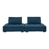 Saunter Tufted Fabric Fabric 2-Piece Loveseat
