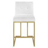 Privy Counter Stool Upholstered Fabric Set of 2