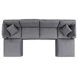 Commix 6-Piece Sunbrella� Outdoor Patio Sectional Sofa