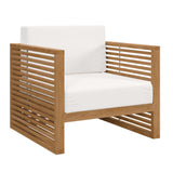 Carlsbad Teak Wood Outdoor Patio Armchair