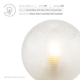 Destiny Glass and Metal Table Lamp