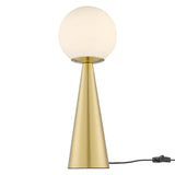 Apex Glass Globe Glass Table Lamp