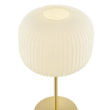 Reprise Glass Sphere Glass and Metal Table Lamp