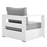 Tahoe Outdoor Patio Powder-Coated Aluminum Armchair