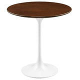 Lippa 20" Round Wood Grain Side Table