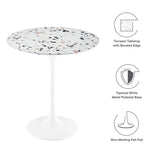 Lippa 20" Round Terrazzo Side Table