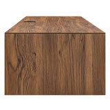Merit 60" Wall Mount Wood Office Desk