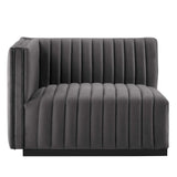 Conjure Channel Tufted Performance Velvet Loveseat