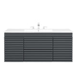 Render 48" Wall-Mount Bathroom Vanity