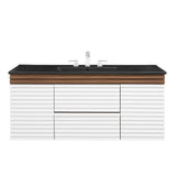 Render 48" Wall-Mount Bathroom Vanity