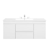 Render 48" Wall-Mount Bathroom Vanity