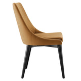 Viscount Accent Performance Velvet Dining Chairs - Set of 2