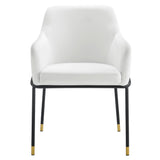 Jovi Performance Velvet Dining Armchair Set of 2