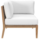 Clearwater Outdoor Patio Teak Wood Loveseat