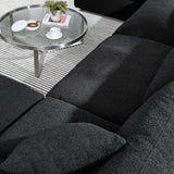Commix Down Filled Overstuffed Boucle 6-Piece Sectional Sofa