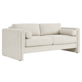 Visible Boucle Fabric Sofa