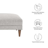 Zoya Down Filled Overstuffed Ottoman