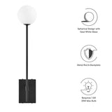 Riva White Globe Wall Sconce