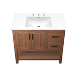 Ashlyn 36� Wood Bathroom Vanity