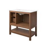 Ashlyn 36� Wood Bathroom Vanity