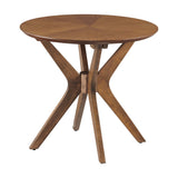 Crossroads 24� Round Wood Side Table