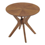 Crossroads 24� Round Wood Side Table