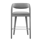 Pinnacle Performance Velvet Bar Stool Set of Two
