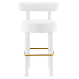 Toulouse Performance Velvet Bar Stool - Set of 2