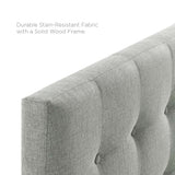 Emily King Upholstered Fabric Headboard