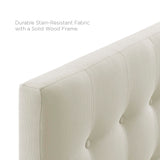 Emily King Upholstered Fabric Headboard