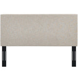 Taylor King and California King Upholstered Linen Fabric Headboard