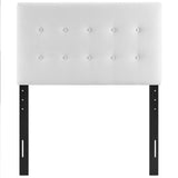 Emily Twin Biscuit Tufted Performance Velvet Headboard