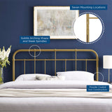 Alessia King Metal Headboard