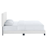 Celine Channel Tufted Performance Velvet Full Platform Bed