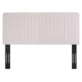 Milenna Channel Tufted Performance Velvet Twin Headboard