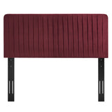 Milenna Channel Tufted Performance Velvet King/California King Headboard