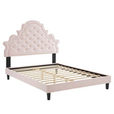 Gwyneth Tufted Performance Velvet Twin Platform Bed