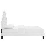 Gwyneth Tufted Performance Velvet Twin Platform Bed
