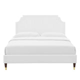 Sienna Performance Velvet Twin Platform Bed