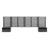 Render Wall Mount King Headboard and Modern Nightstands